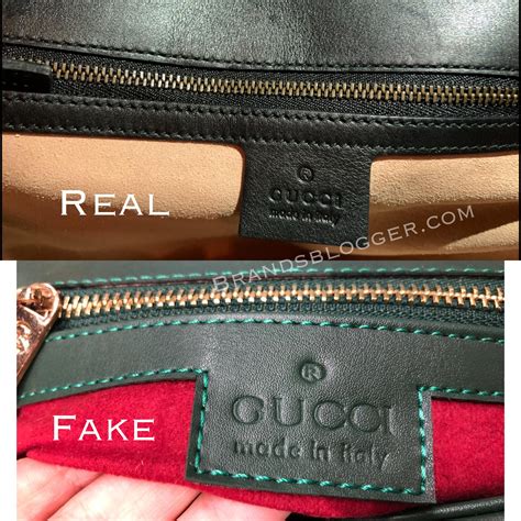 gucci zipper real vs fake|knockoff used gucci purses handbags.